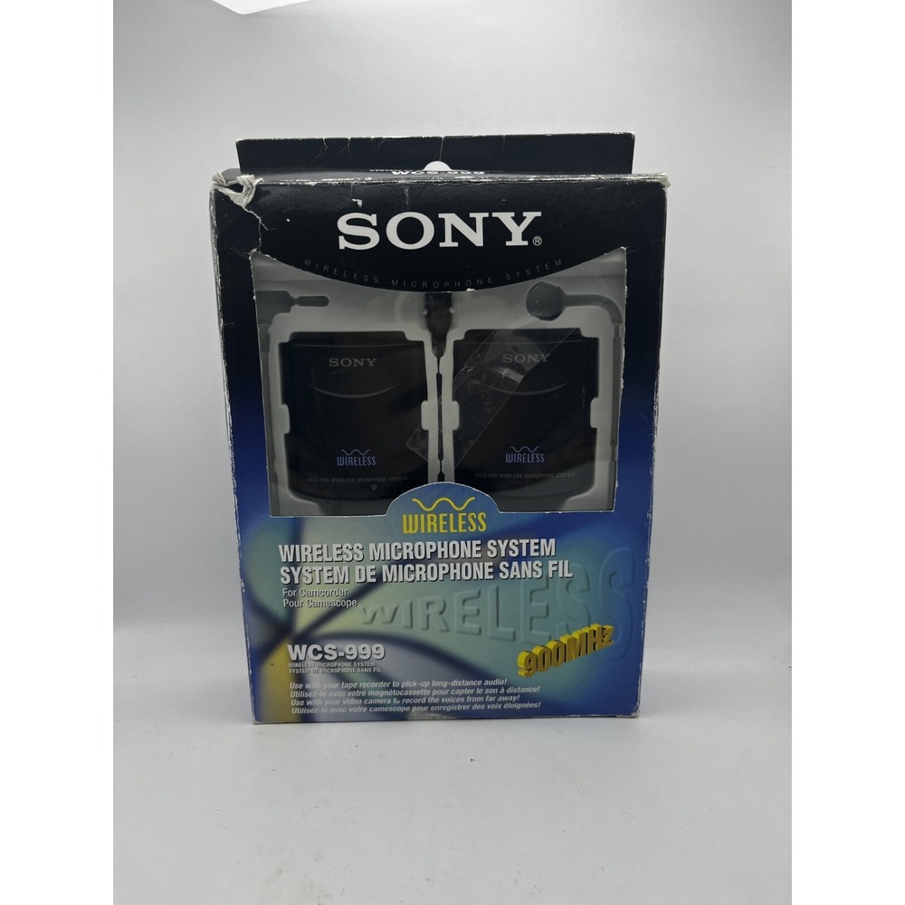 Sony WCS-999 Professional Quality 900MHz Wireless Microphone System